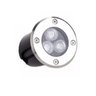 Balizador Spot Led Embutir Chao Piso Jardim 3w Ip65 Quente - 2