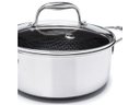 Ver imagem 3 de Caçarola em Aço Inox Oxford 20cm 2,5L Prata com Tampa