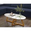 Ver imagem 4 de Mesa de Centro Lens Branco Nature