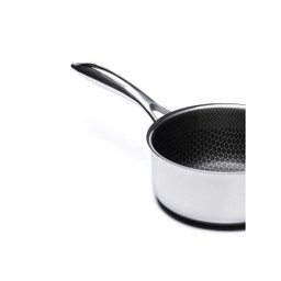 Panela em Aço Inox Oxford 18cm 2L Prata com Tampa e Cabo - 4