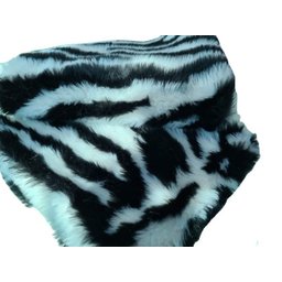 Kit 2 Tapetinhos Pelucia Zebra Animais Oncinha 30x30cm - 2