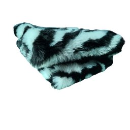 Kit 10 Tapetinhos Pelucia Zebra Oncinha 30x30cm - 2