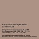 Ver imagem 2 de Rejunte Piscina Impermeável Cor Chocolate 1kg