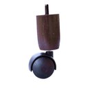 Ver mais imagens de 6 Pés C/ Rodinhas Tdc Marrom para Cama Box ou Baú Compatível com Todas As Camas Box