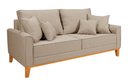 Ver imagem 3 de Sofá Beny Living Pés e Base de Madeira Linho Império Estofados
