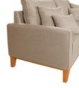 Ver imagem 4 de Sofá Beny Living Pés e Base de Madeira Linho Império Estofados