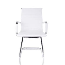 Kit  4 Cadeiras Fixas Interlocutor Charles Eames Esteirinha Branca 11A - 3