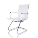 Ver imagem 2 de Kit  4 Cadeiras Fixas Interlocutor Charles Eames Esteirinha Branca 11A