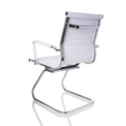 Kit  4 Cadeiras Fixas Interlocutor Charles Eames Esteirinha Branca 11A - 5