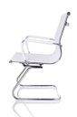 Ver imagem 4 de Kit 2 Cadeiras Fixas Interlocutor Charles Eames Esteirinha Branca 11A