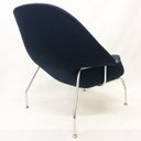 Ver imagem 5 de Poltrona Womb Chair linho azul marinho - Poltronas do Sul