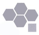 Ver imagem 1 de Painel Acústico Hexagonal Bl Acoustic 2101 - 54x47cm - 1248 Cinza Claro - Lady - 25mm