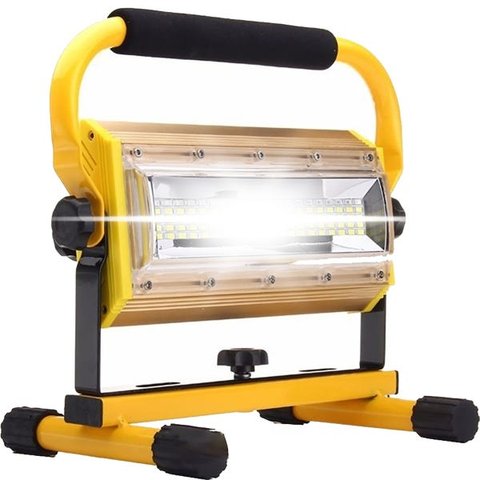 Holofote Refletor Recarregavel Led 100w À Prova D'água