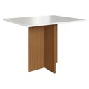 Ver imagem 1 de Mesa de Jantar Retangular 110cm 4 Lugares Multimóveis Cr50212 Freijó/off White