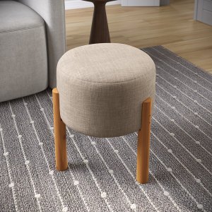 Puff Banqueta Thor para Sala de Estar:areia