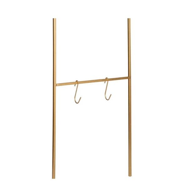 Escada Decorativa Dourada em Metal Vallisa Decor - 4