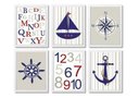 Ver imagem 1 de Kit Quadro Nautica Decorativo Quarto Criança Enxoval Bebê