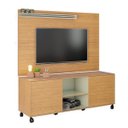 Ver imagem 2 de Rack com Painel Home para Tv Até 55 Polegadas 136cm Grécia - Madeirado com Off White