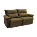 Ver imagem 6 de Sofá Retrátil Reclinável Paris 150cm Suede Velut com Molas no Assento - King House