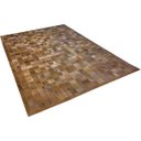 Ver imagem 2 de Tapete de Couro Marrom 2,00x3,00 com Borda Pç 10x10cm