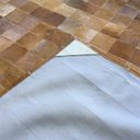 Ver imagem 3 de Tapete de Couro Marrom 2,00x3,00 com Borda Pç 10x10cm