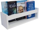 Ver imagem 1 de Prateleira Estante Nicho Organizador Suporte Parede Montessoriano Livros Revistas Pelúcias Branca 45