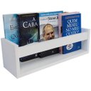 Ver imagem 1 de Prateleira Estante Nicho Organizador Suporte Parede Montessoriano Livros Revistas Pelúcias Branca 45