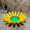 Ver mais imagens de Fruteira Fruta de Mesa em Formato de Banana Artesanato Rústico Feito de Madeira super resistente ide