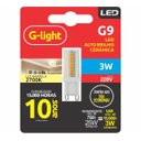 Ver imagem 1 de Kit com 2 Peças da Lâmpada Led Ence G9 Ceramica Clara 3w 2700k 220v- Glight