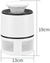 Ver imagem 6 de Mosquiteiro Repelente Armadilha Mata Mosquito LED Dengue Eletrico UV Zika 365 BRANCO