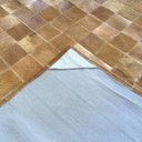 Ver imagem 3 de Tapete de Couro Marrom 2,00x2,50 com Borda Pç 10x10cm