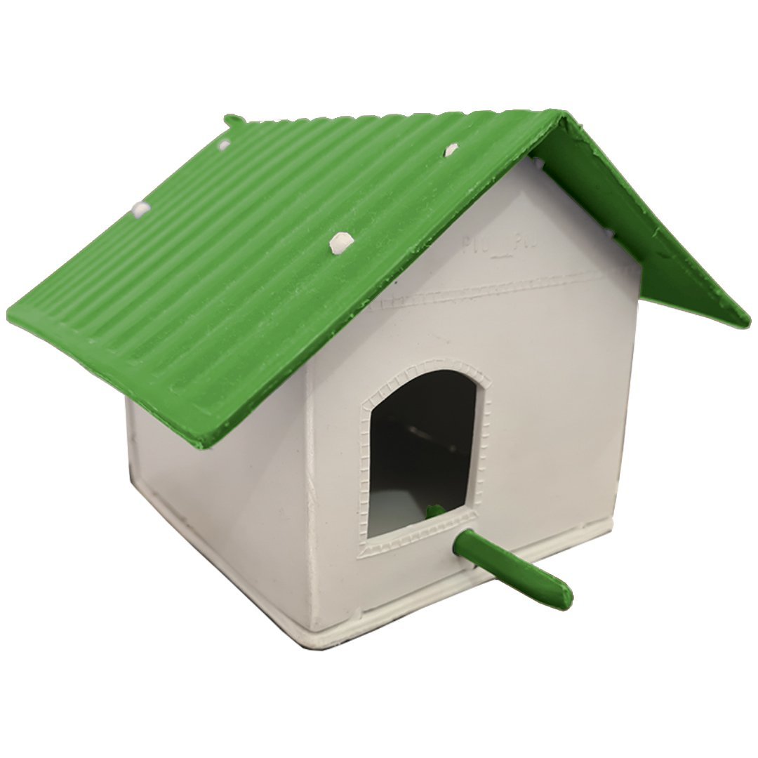 Casa para Pássaros Livres Kit com 2 Casinhas Plástico