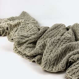 Manta de Tricot Neville Areia Blue Gardenia - 2
