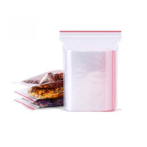 Saco Plástico Zip Lock Hermético Nº 2 - 6x10 C/ 100 Unidades