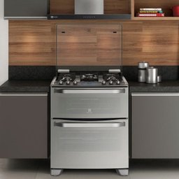 Fogão de Piso Electrolux 5 Bocas Mesa Vidro Grill 76Dxw - 6 Fogão de Piso Electrolux 5 Bocas Mesa Vidro Grill 76Dxw - 6