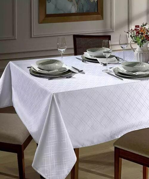 Toalha Retangular 6P Dohler -Jacquard Requinte II Branco