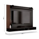 Ver imagem 6 de Painel para TV Dijon Preto com Naturale - Edn Móveis