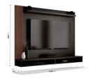 Ver imagem 6 de Painel para TV Dijon Preto com Naturale - Edn Móveis
