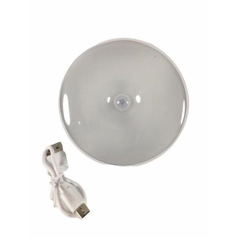 Luminária Lâmpada Led com Sensor de Presença Usb Recarregável