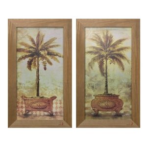 2 QUADRO DECORATIVO SALA COZINHA LAVABO LAVANDERIA MOLDURA MADEIRA AVELÃ
