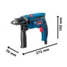 Furadeira de Impacto Bivolt Gsb13re 750w sem Maleta Bosch-bivolt - 5