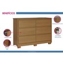Ver imagem 6 de Cômoda Casal Ravenna 6 Gavetas Cinamomo Henn