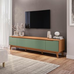 Rack Kappesberg 3 Portas Canela/verde 218cm - 1