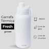 Garrafa Térmica Fresh 950ml Gocase - Branca Clear - 2