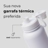 Garrafa Térmica Fresh 950ml Gocase - Branca Clear - 3