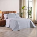 Ver imagem 4 de Kit Cobre Leito + Jogo de Cama Premier Queen 7 Peças Hipercal 200 Fios 80% Algodão, 20% Poliéster