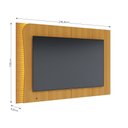 Ver imagem 2 de Painel Orgânico para TV até 65 Polegadas com LED e Detalhe Ripado 216cm Amalfi Colibri