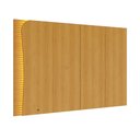 Ver imagem 1 de Painel Orgânico para TV até 65 Polegadas com LED e Detalhe Ripado 216cm Amalfi Colibri