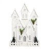 Castelo de Natal de Madeira para Decoração 61cm | Natal Formosinha - 1