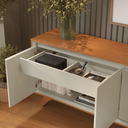 Ver imagem 7 de Buffet Premium 5 Portas Naturalle Off White Pés em Madeira